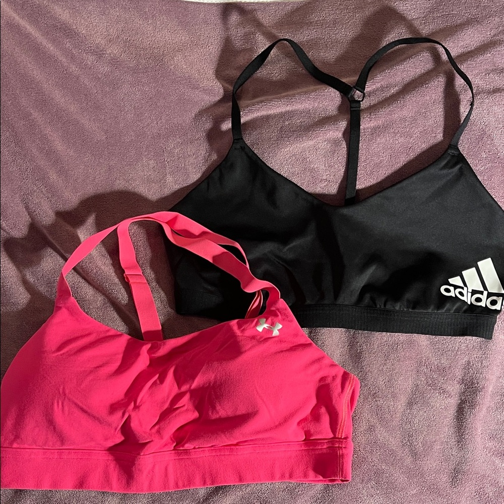 Adidas and Under Armour Sports Bras